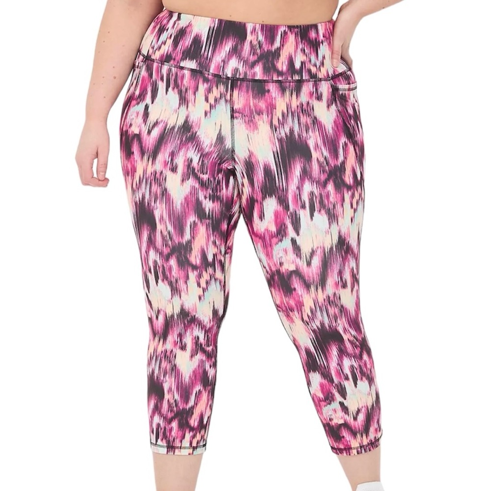 Lane Bryant Women’s Plus Size LIVI High Rise Soft Capri Leggings Size 1X 14/16